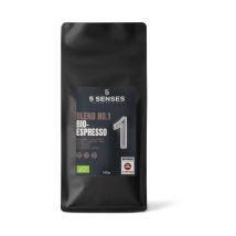 5 Senses - Blend No.1 Bio-Espresso - 1 kg Ganze Bohne - Intensität: 5/6