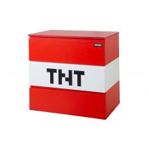 roba Minecraft Kommode - 80x41x77cm - schwarz - Holz / Holz