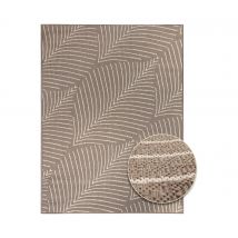 Primaflor Outdoor-Wende-Teppich »Leaves« - taupe