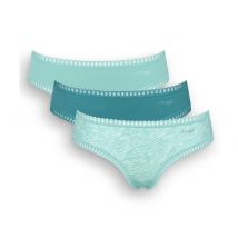 sloggi GO Crush Hipster C3P - Damen - Gr. XL - türkis