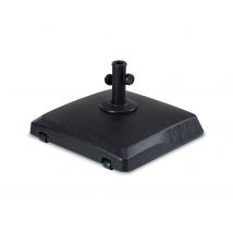 Leco Kunststoff-Sonnenschirmständer mit Rollen - 55x55x15cm - anthrazit - Polyethylen / Stahl