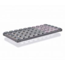 Tempur® »Premium Flex 500« Lattenrost - 90x200x11,5cm - grau - Buchenholz