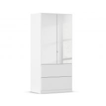 rauch Kleiderschrank »Joel« - 91x54x197cm - weiß - Holz
