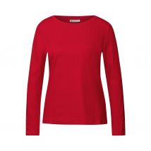 Street One Rippshirt - Damen - Gr. 42 - rot