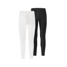 Tchibo - 2 lange Unterhosen - Herren - Gr. M/5 - schwarz