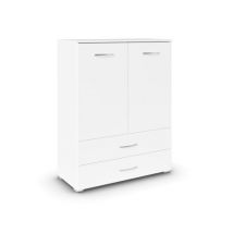rauch Kommode »Aditio« - 93x42x119cm - weiß - Holz / Holz
