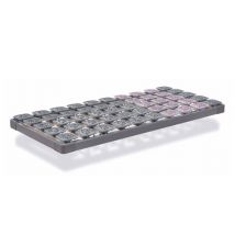 Tempur® »Premium Flex 500« Lattenrost - 80x200x11,5cm - grau - Buchenholz