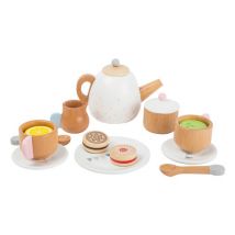small foot Kinderküchen-Teeservice - braun