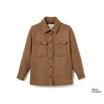Nah/Studio Jacke - recycelte Wolle - Gr. 38 - braun