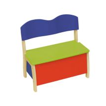 roba Kindertruhenbank - 62x33x61,5cm - blau - Holz / Holz