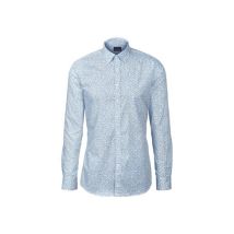 Tchibo - Hemd mit Button-down-Kragen - Herren - Gr. XL - weiß/geblümt