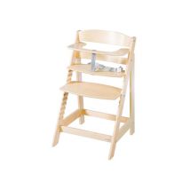 roba Treppenhochstuhl »Sit Up Flex« - 44,5x54x80cm - braun - Holz