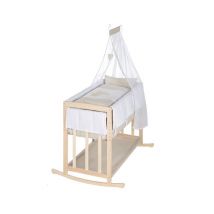 roba 4-in-1-Stuben-Beistellbett »Liebhabär« - 50x94x76,5cm - naturfarben - Holz / Baumwolle / Polyester