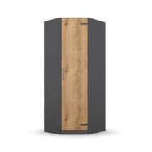 rauch Eckkleiderschrank »Butte« - 85x72x197cm - grau - Holz / Holz