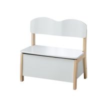 roba Kindertruhenbank - 61,5x33,5x61,5cm - weiß - Holz / Holz