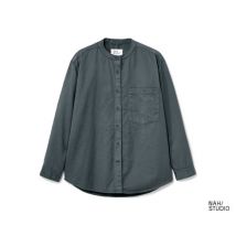 Nah/Studio Hemdbluse - nachhaltige Baumwolle - Gr. 34 - blau