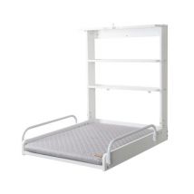 roba Wandwickelregal mit Wickelauflage »roba style grau« - 66,5x76,5x78cm - weiß - Holz / Holz / Polyester