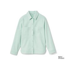 Nah/Studio Blusenjacke - recycelte Baumwolle - Gr. 36 - blau