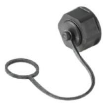 1965700000  (10 Stück) - Kupplungsgehäuse Schutzkappe IP67 Ethernet/IP Bajonett-Metall IE-BP-V01P 1965700000