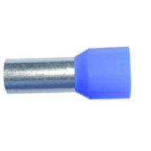 05101534  (100 Stück) - Aderendhülsen 0,25qmm/6mm PAEH 025/6 hellblau isoliert VE100