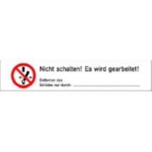 05102157  - Warnaufkleber Nicht schalten PWANS 10 Stck