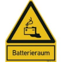 05102160  - Warnzeichen Batterieraum PWZBR (200x244mm)