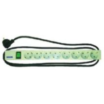 05300495  - 19Zoll Steckdosenleiste 8-fach mit Schalter 1HE PSSLS