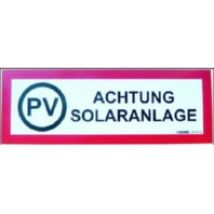 05103172  - Warnschild PWSSA Achtung Solaranlage