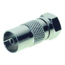 05700004  - IEC-Buchse / F-Stecker PIEC1 10 (Inhalt: 10)