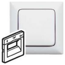 776075  - Abdeckung F. Vdi-steckdose 30° Flach, 776075 - Aktionsartikel