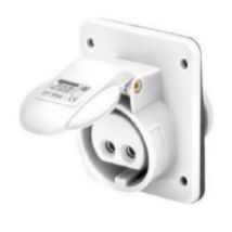 GW62276  - Anbausteckdose IP44 10°2P 32A 24/42V12H GW62276