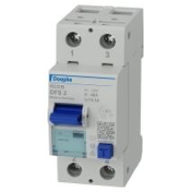 09135601  - FI-Schutzschalter DFS2 040-2/0,10-A 2polig 40/0,1A, 09135601 - Aktionsartikel