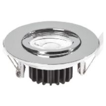 7008116  - LED-Deckeneinbaustrahler LB22 EDOS flat schwenkbar chrom 520lm 3000K, 7008116 - Aktionsartikel