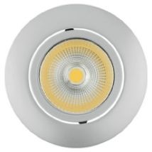 1856756113  - LED-Deckeneinbaustrahler ECO Flat 8W chr-matt 4000K 38°, 1856756113 - Aktionsartikel