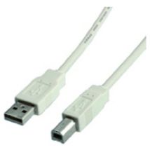 11998831  - USB-Kabel 2.0 grau Typ A-B Stecker 3,0m, 11998831 - Aktionsartikel
