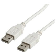 11998909  - USB Anschlusskabel 2.0 Value grau Typ A-A 0,8m, 11998909 - Aktionsartikel