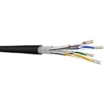 60041064  (500 Meter) - Datenkabel Cat7 1000MHz UCLR 10Gbit 4P22 S/FTP PE schwarz 60041064