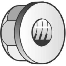 EEC 6 EZ  (100 Stück) - Bundmutter M6 EEC 6 EZ