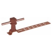 204 177  - Dachleitungshalter UNIsnap Cu/K-braun 204 177