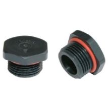 V301-1016-01  (100 Stück) - Verschlussschraube schwarz IP55 V301-1016-01