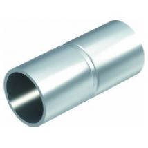 2046023  (50 Stück) - Aluminiumverbindungsmuffe SV20 W ALU ohne Gewinde D: 20mm, 2046023 - Aktionsartikel