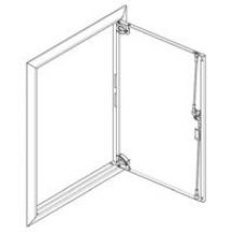 GBRU26T  - ESPRO Blendrahmen mit Volltüre f. UP-Flachverteiler 2x6reihig GBRU26T