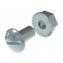 341895  (200 Stück) - Befestigungsset Schraubenset M6X10 SVZ, 341895 - Aktionsartikel