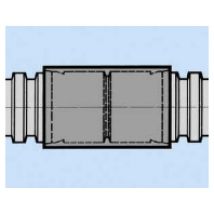 7710009  - Verbindungsmuffe DN90 für HEKAPLAST mit Arretierung, 7710009 - Aktionsartikel