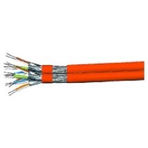 60049079  - Datenkabel Basic S/FTP LSHF duplex Cat7 1000MHz 2x4x2xAWG23 TR500m orange, 60049079 - Aktionsartikel