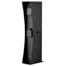 11790000001025  - Steckdosensäule anthrazit 2 Steckd. 11790000001025