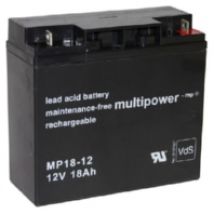 117380  - Blei-Akku Multipower MP18-12 Pb 12V 18Ah 117380