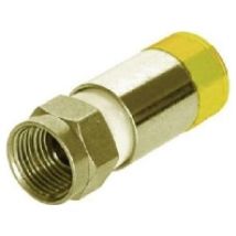 1200377  (50 Stück) - F-Kompressionsstecker 7,3mm, 1200377 - Aktionsartikel