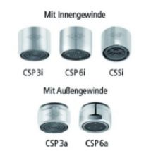 0010-0047  - Spezial-Strahlregler für Armaturen CSP6a Spez-Strahlregler Hülse M24a chr 0010-0047