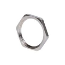 926000134  (50 Stück) - 6-K.-Mutter MS PG13 Messing vernickelt 926000134